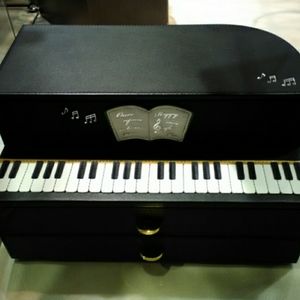 Genuine Leather Piano style jewelry box